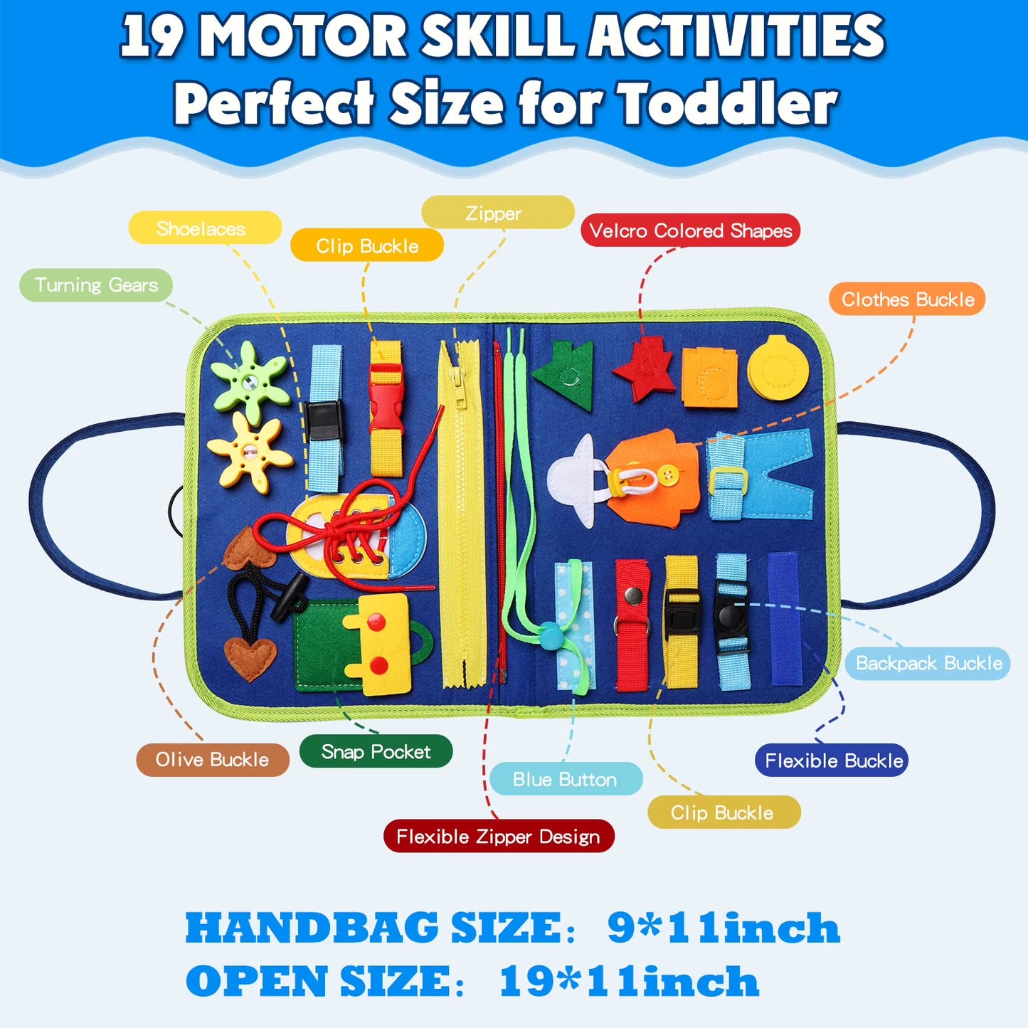 BUBBLO™ Montessori Busy Board